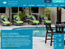 Tablet Screenshot of coralsands.co.ck